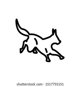 dog icon vector design template