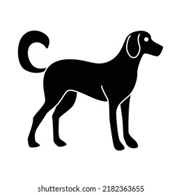 Dog icon vector design template.
