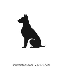 Dog icon vector. EPS 10 editable vector