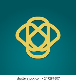 Dog icon. Vector illustration.