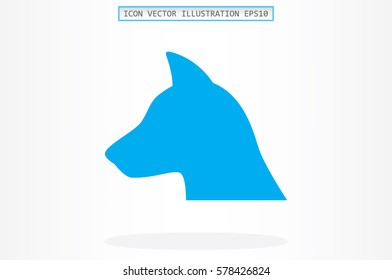 dog icon vector illustration.