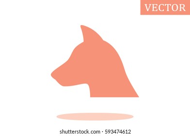 dog icon vector illustration.