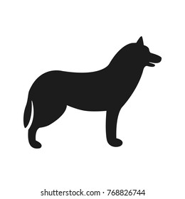 Dog icon. Vector illustration.