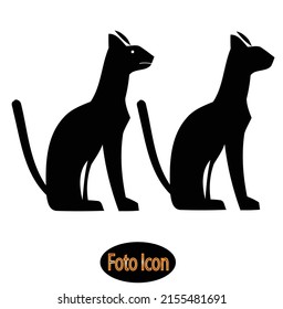 Dog icon. Vector illustration eps10
