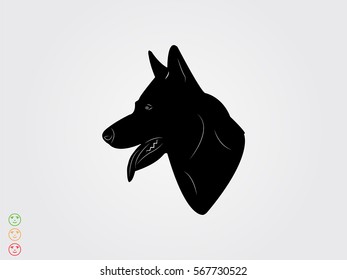 dog, icon, vector illustration eps10
