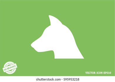 dog icon vector illustration eps10