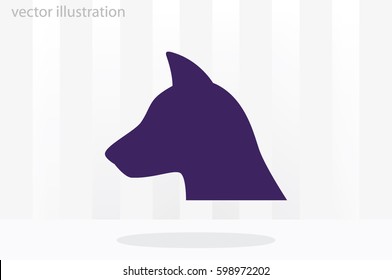 dog icon vector illustration eps10
