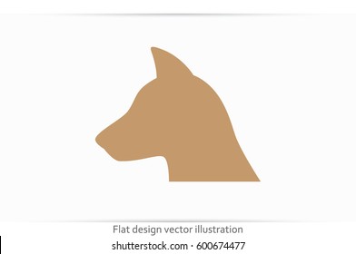 dog icon vector illustration eps10