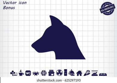 dog icon vector illustration eps10