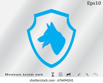 dog, icon, vector illustration eps10