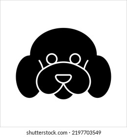 Dog icon Vector illustration on white background. Animal Logotype concept. Logo design template.