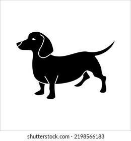 Dog icon Vector illustration on white background. Animal Logotype concept. Logo design template.