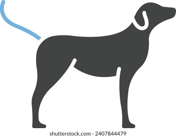 Dog icon vector image. Suitable for mobile application web application and print media.