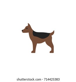 Dog Icon Vector Isolated
