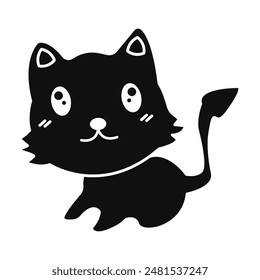 Dog icon vector on white background