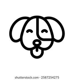 Dog Icon Vector Symbol Design Illustration