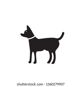 Dog icon vector template
