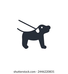 dog icon. vector.Editable stroke.linear style sign for use web design,logo.Symbol illustration.