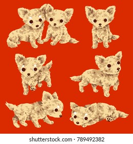 Dog illustration 
