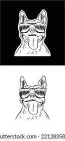 Dog illustration for any purpose