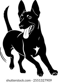 Dog illustration, Dog art, Dog drawing