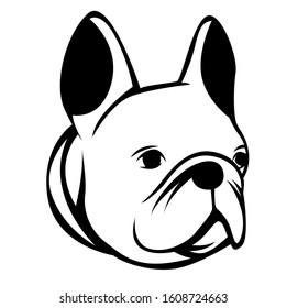 Dog illustration collection in black color