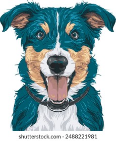 perro, ilustración, Vector de arte conceptual