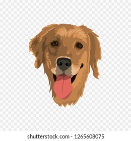 dog illustration design vector no background