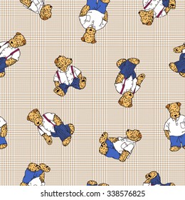 Dog illustration pattern