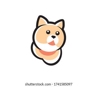 Dog illustration, Pet Shop Vector Logo Template. This logo could be use 
as logo of pet shop, pet clinic, or others