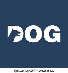dog illustration vector icon concept