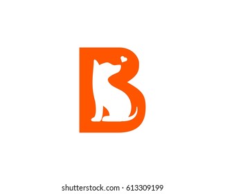 Dog initial B