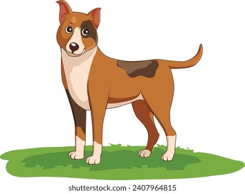 Dog Isolated Graphic Vector Illustration