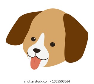 dog isolated on white background