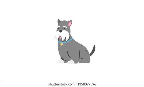 Dog isolated vector illustration