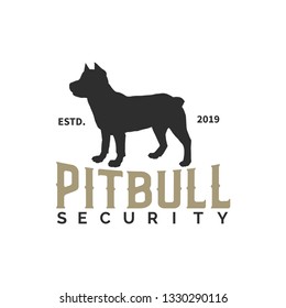 Dog label isolated on white. Vector illustration.