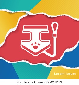 dog lead icon