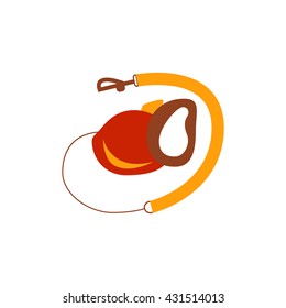 Dog leash icon. 