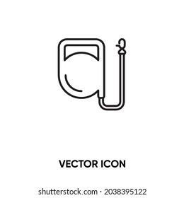 Dog leash vector icon. Modern, simple flat vector illustration for website or mobile app.Leash symbol, logo illustration. Pixel perfect vector graphics	