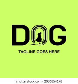 DOG letter Abstract logo Monogram.
Dog logo vector. Modern logo templates. Dog logo design vector.