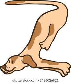 Dog Letter Alphabet Vector Element