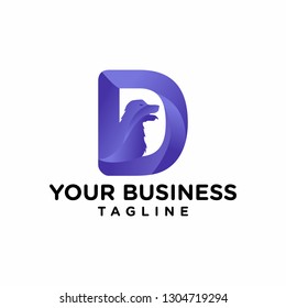 dog letter logo designs