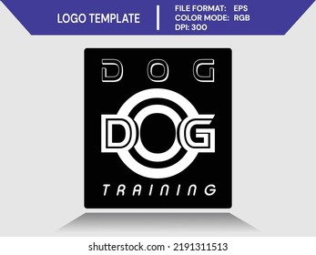 DOG Letter And Dog Training Implement Logo  Vector Template, A Genuine Business Logo On Graphics Design