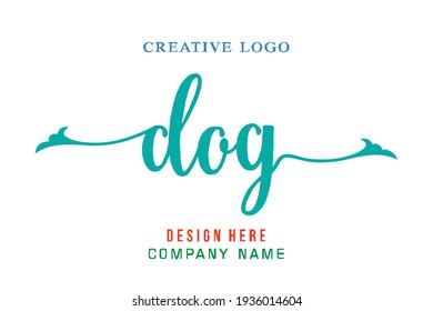 El logotipo de la inscripción DOG es sencillo, fácil de entender y autorizado