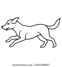 DOG LINE ART DESIGN,GRAPHIC RESOURCE