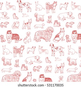 dog line pattern