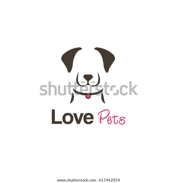 Dog Logo Stock Vector (Royalty Free) 617462054