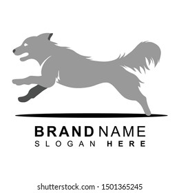 dog logo brand vector design