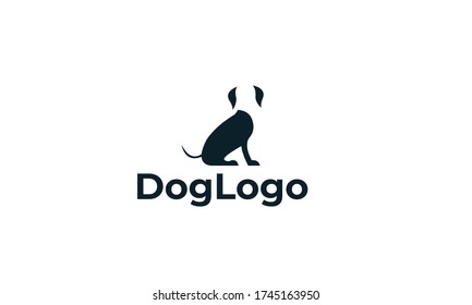 Dog Logo can for Pet Clinic ,Veterinary ,Pet care , Pet Shop - Dog Shop - Dog Community - DOg LOvers with modern design , fresh concept ,blue color and vector EPS 10