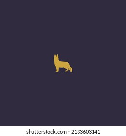 Dog logo concept. Vector Illustrator.
